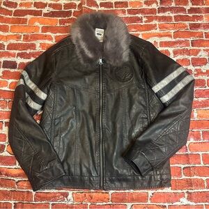 Game Of Thrones Leather Dragon Embroidered Jacket